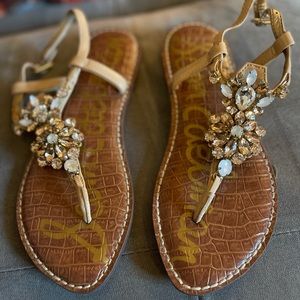 Cute rhinestone sandals.  Hardly worn.